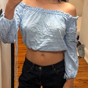 Andi Bagus Gaia Top Periwinkle Blue